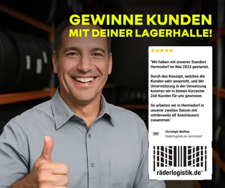 Werbeanzeige Räderlogistik