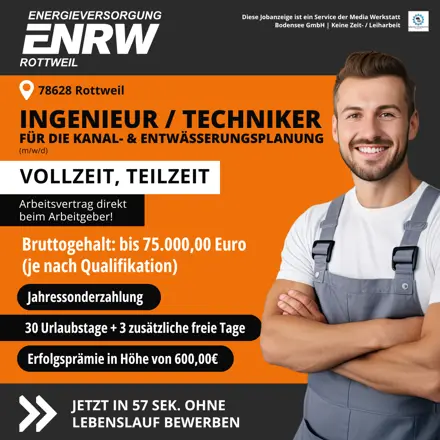 Stellenanzeige ENRW Rottweil