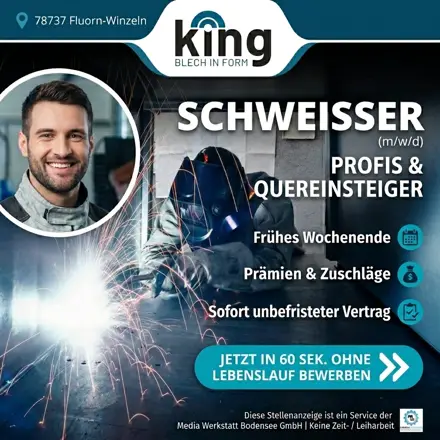 Stellenanzeige King GmbH