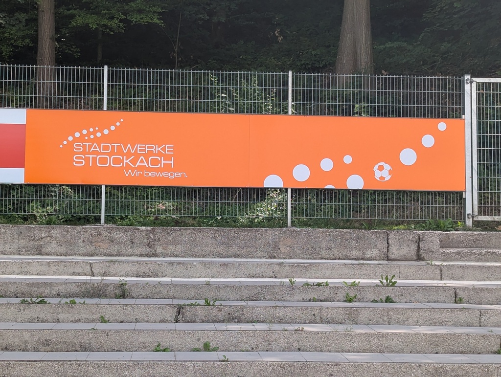 Bandenwerbung Stadtwerke Stockach