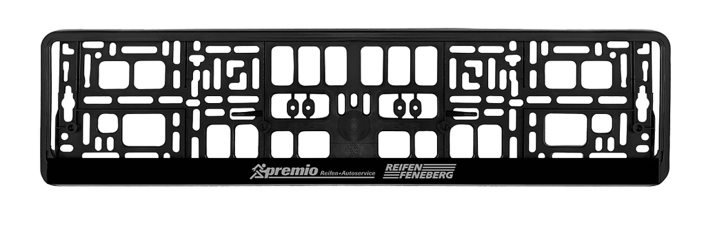 Kennzeichenhalter 1-farbig bedruckt - variable Menge